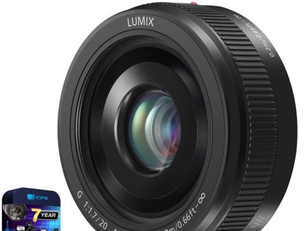 Panasonic LUMIX H-H020AK G 20mm   F1.7 II ASPH. Lens + 7 Year Protection Pack Online Hot Sale