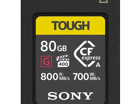 Sony 80GB CFexpress Type A TOUGH Memory Card 800 700MB s Read Write Speed CEA-G80T Online