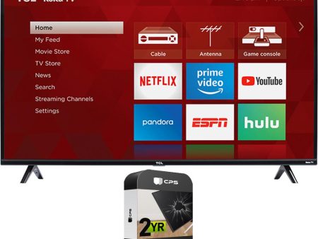 TCL 43  3-series Full HD Roku Smart TV 2019 Model with 2 Year Extended Warranty Online Sale