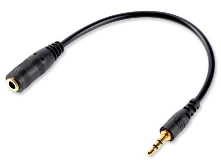 Deco Essentials 2.5mm Male to 3.5mm(1 8 inch) Female Stereo Audio Jack Adapter Cable Supply