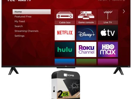 TCL 75  Class 4-Series 4K UHD HDR Smart Roku TV with 2 Year Extended Warranty For Sale