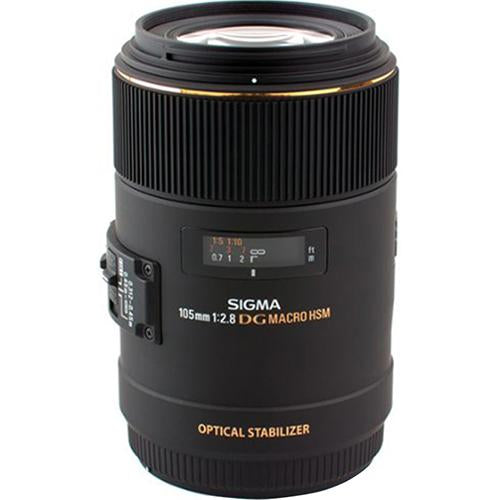 Sigma 105mm F2.8 EX DG OS HSM Macro Lens for Canon EOS DSLR (258-101) - Open Box Online now