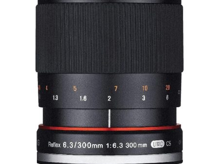 Rokinon 300mm F6.3 Mirror Lens for Sony E-Mount (Black) - Open Box on Sale