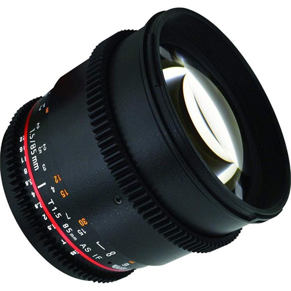 Rokinon DS 85mm T1.5 Full Frame Cine Lens for Canon EF Mount Supply