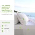 Cariloha Viscose 4-Piece Bed Sheet Set King Ocean Mist with 2 Pack Pillows Discount