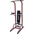 Stamina Full Body Power Tower with Upholstered Bench and Weight Bar Rack - 50-1735 Online