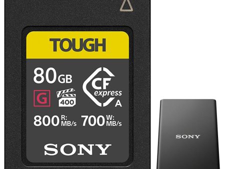 Sony 80GB CFexpress Type A TOUGH Memory Card with Type A SD Memory Card Reader For Cheap