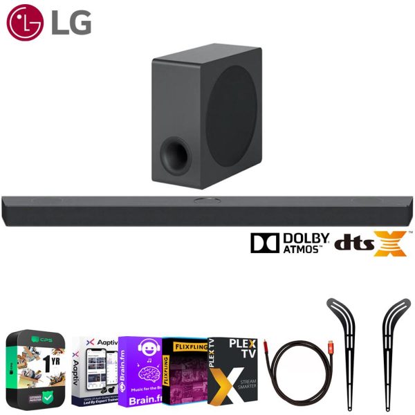 LG S90QY 5.1.3ch High Res Audio Sound Bar w  Dolby Atmos + 1 Year Extended Warranty Fashion