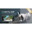 EZVIZ C3W PRO 1080p Wi-Fi Color Night Vision Camera with Active Defense - EZC3W3H2L28 Hot on Sale