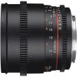 Rokinon DS 85mm T1.5 Full Frame Cine Lens for Canon EF Mount Supply