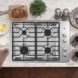 GE 30  Built-In Gas Cooktop - JGP3530SLSS - Open Box Supply