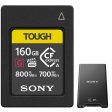 Sony 160GB CFexpress Type A TOUGH Memory Card + Type A SD Memory Card Reader For Cheap