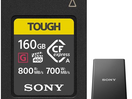 Sony 160GB CFexpress Type A TOUGH Memory Card + Type A SD Memory Card Reader For Cheap