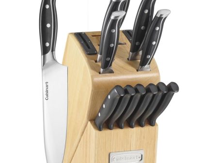 Cuisinart C77TRN-15SH Nitrogen Infused with Built-In Sharpening Cutlery 15 Piece Block Set For Sale