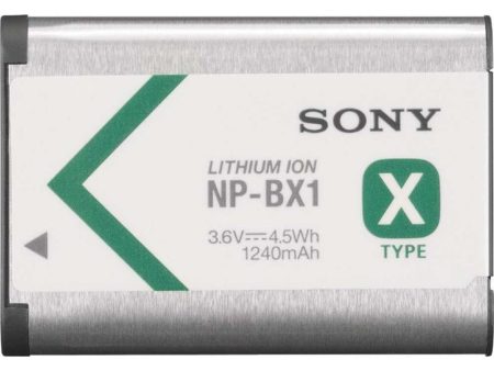 Sony NP-BX1 Lithium-Ion X Type Battery - Silver Discount