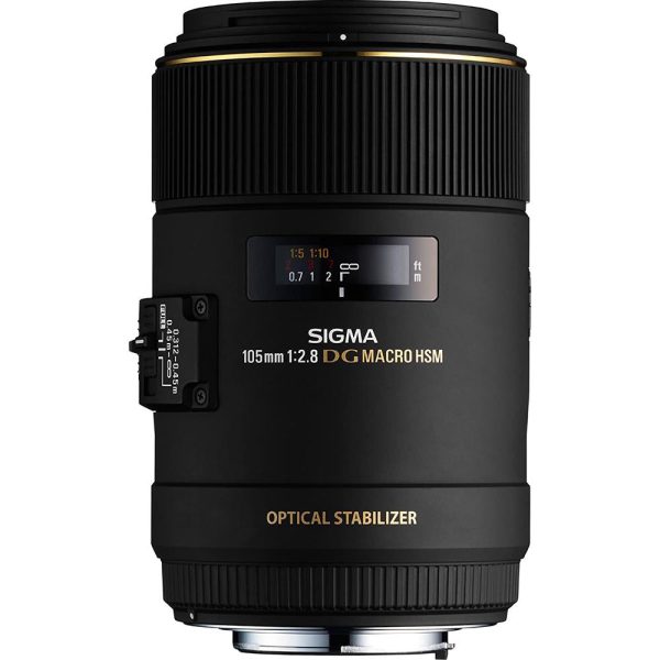 Sigma 105mm F2.8 EX DG OS HSM Macro Lens for Canon EOS DSLR (258-101) - Open Box Online now