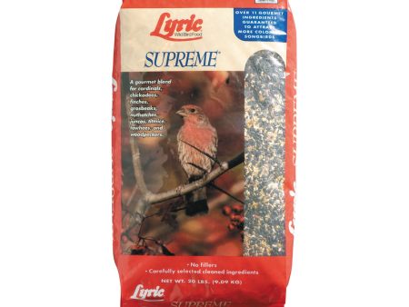 Lyric Supreme Assorted Species Sunflower Seeds Wild Bird Food 20 lb For Sale