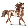 Schleich Farm World Pinto Stallion Toy Brown White Online Sale