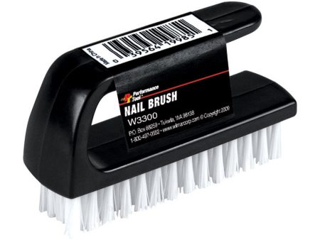 Performance Tool Black Nail And Hand Brush 1 pk Online now