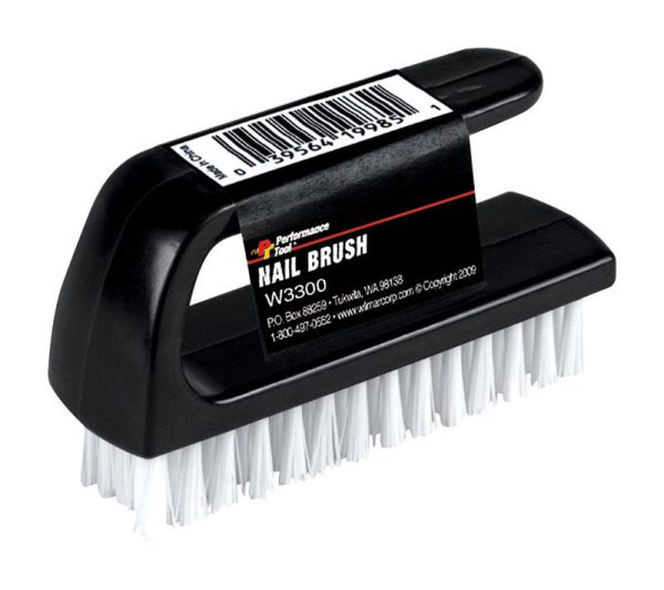 Performance Tool Black Nail And Hand Brush 1 pk Online now