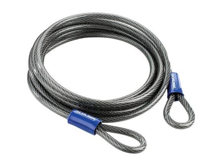 Schlage 3 8 in. W X 15 ft. L Steel Double Locking Double Loop Cable on Sale