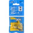 Hillman OOK Brass-Plated Blue Picture Hanger 75 lb 1 pk Supply