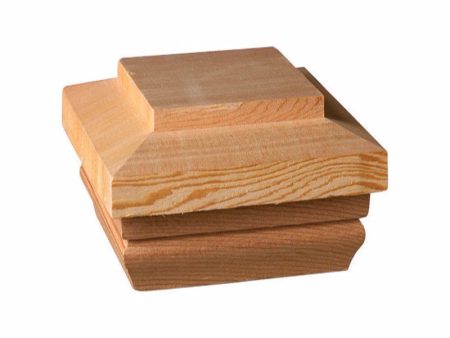 Deckorators 2.25 in. H X 4 in. W Wood Post Cap Online Sale