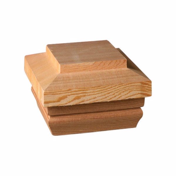 Deckorators 2.25 in. H X 4 in. W Wood Post Cap Online Sale