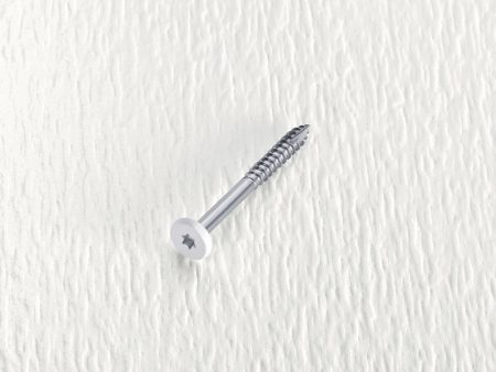 Starborn Deckfast No. 9 X 1-7 8 in. L White Star Pan Head Fascia Screws 100 pk Sale