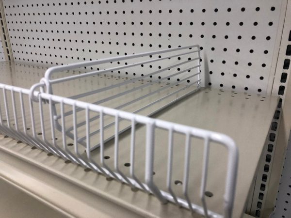 White Steel Shelf Divider 3 in. H X 15 in. L 20 pk Supply