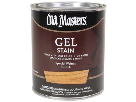 Old Masters Semi-Transparent Special Walnut Oil-Based Alkyd Gel Stain 1 qt Discount