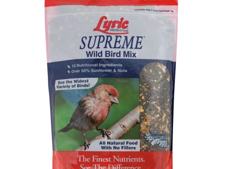 Lyric Supreme Assorted Species Sunflower Seeds Wild Bird Food 4.5 lb Hot on Sale