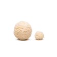 HuggleHounds Beige Fleece Ball Dog Toy Small 1 pk on Sale