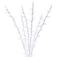 Celebrations LED Pure White Lighted Branches 38 in. Yard Decor For Sale