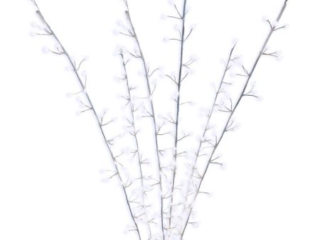 Celebrations LED Pure White Lighted Branches 38 in. Yard Decor For Sale