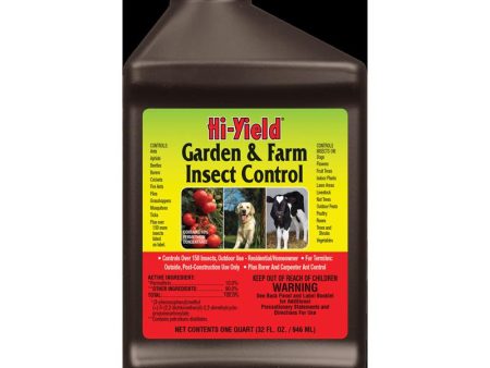 Hi-Yield Garden & Farm Insect Control Liquid 32 oz on Sale