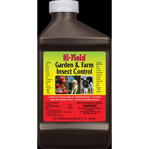 Hi-Yield Garden & Farm Insect Control Liquid 32 oz on Sale