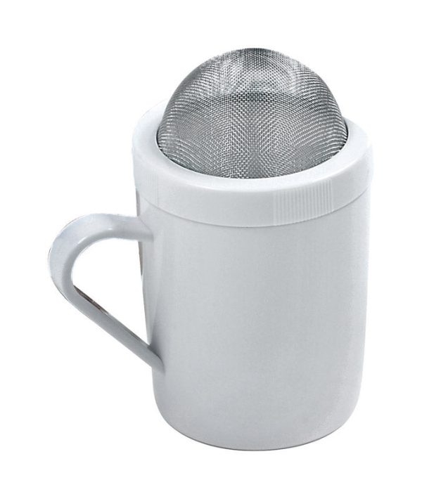 Norpro White Stainless Steel Flour and Sugar Shaker 8 oz Sale