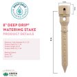 Deep Drip For 1 4 in. Tubing Drip Irrigation Watering Stake 8 in. H 1 pk Fashion