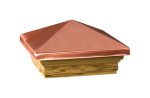 Deckorators 3 in. H X 4 in. W Copper Wood Post Cap Supply