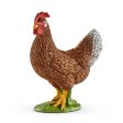 Schleich Farm World Hen Toy Brown Online