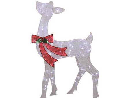 Celebrations LED Fawn 34.5 in. Yard Decor Sale