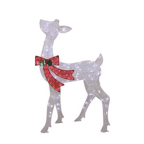 Celebrations LED Fawn 34.5 in. Yard Decor Sale