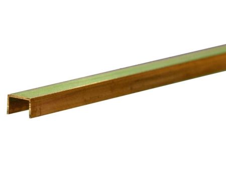 K&S 1 8 in. W X 12 in. L Rectangular Brass Tube 1 pk For Cheap