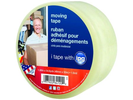 IPG 1.88 in. W X 54.6 yd L Moving Tape Clear Sale