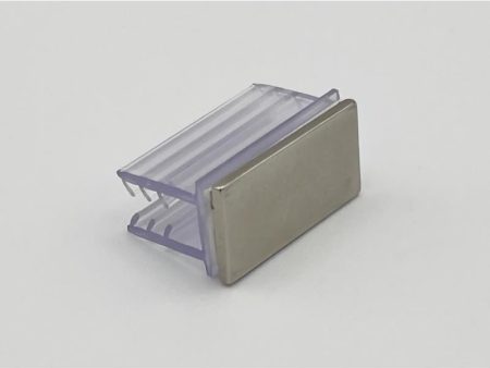 Clear Plastic Lozier Madix Magnet for Divider System 0.625 in. H X 0.5 in. W X 1 in. L For Discount