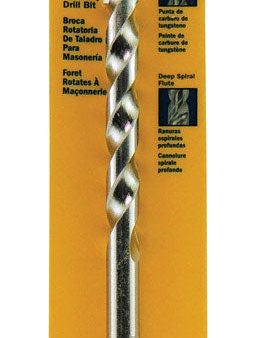 Irwin 7 16 in. X 6 in. L Tungsten Carbide Tipped Rotary Drill Bit Straight Shank 1 pc For Sale