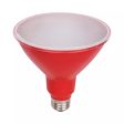 GE PAR 38 E26 (Medium) LED Floodlight Bulb Red 1 pk Online Sale