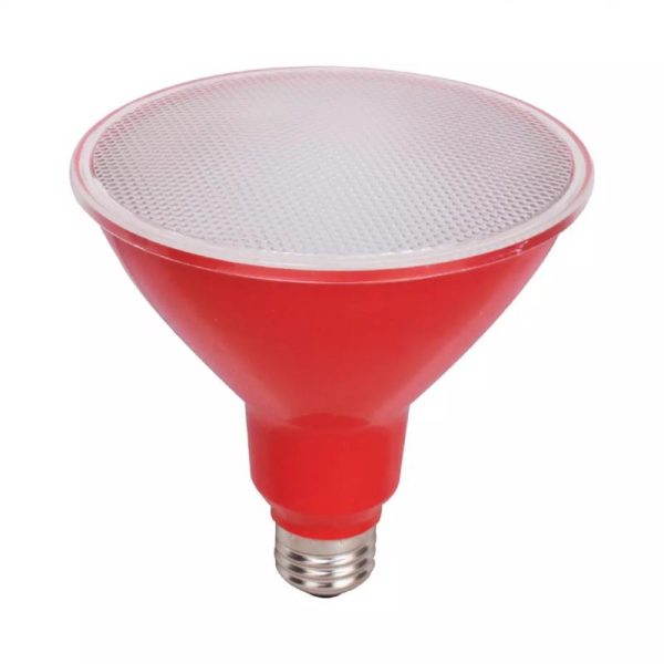 GE PAR 38 E26 (Medium) LED Floodlight Bulb Red 1 pk Online Sale