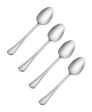 Pfaltzgraff Silver Stainless Steel Flatware Teaspoon Set 4 pk Discount